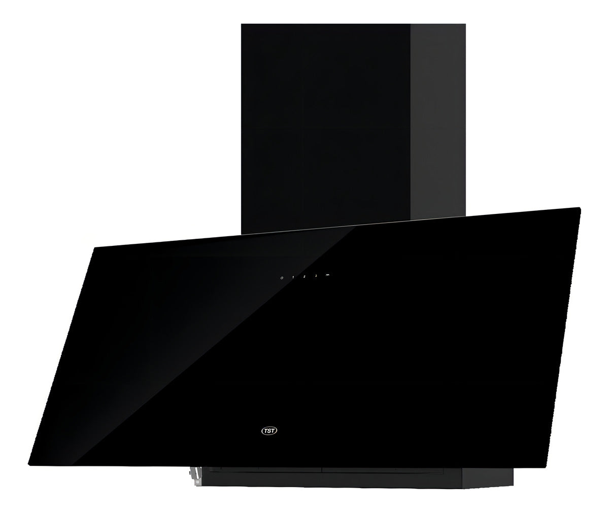 Campana Extractor Cocina Tst Azara 60 Cm Cristal Cod. 340-60 Color Negro