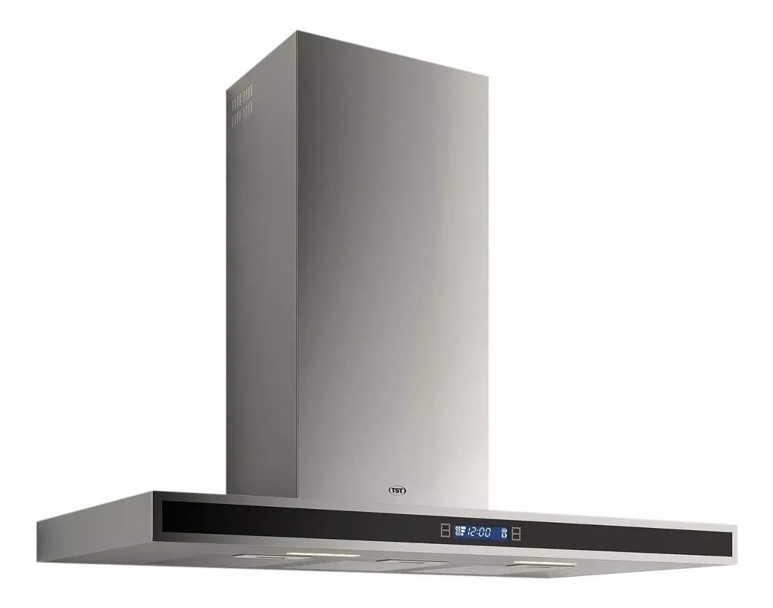 Extractor Purificador De Cocina Tst Campana Purificadora Colhue Co-30090-740 Ac. Inox. Isla 60cm X 6cm X 60cm Plateado