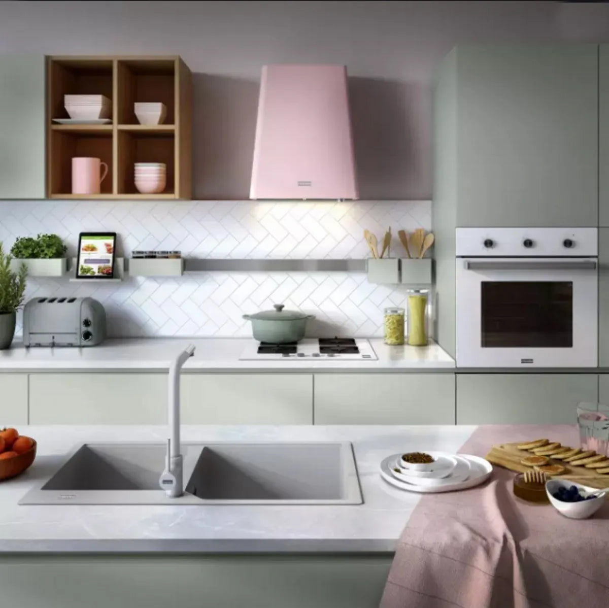 Grifo Franke Urban Doccia Blanco Monocomando Cierre Ceramico