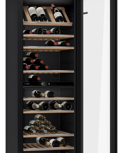 Cava Enfriadora De Vinos Bosch 199 Botellas Puerta Cristal KWK36ABGA