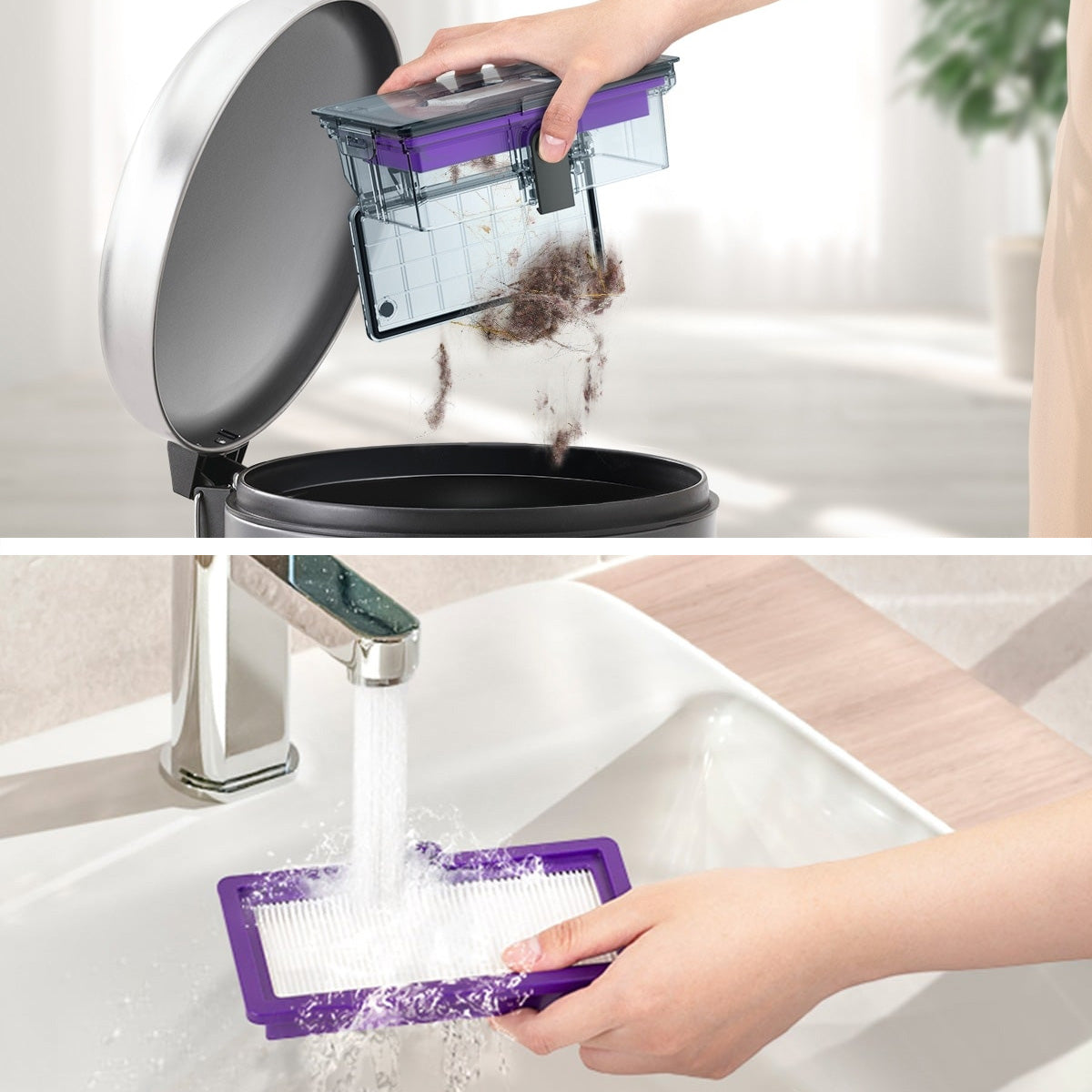 Aspiradora Robot Samsung Powerbot-e 2 En 1 Negro Vr05r5050wk