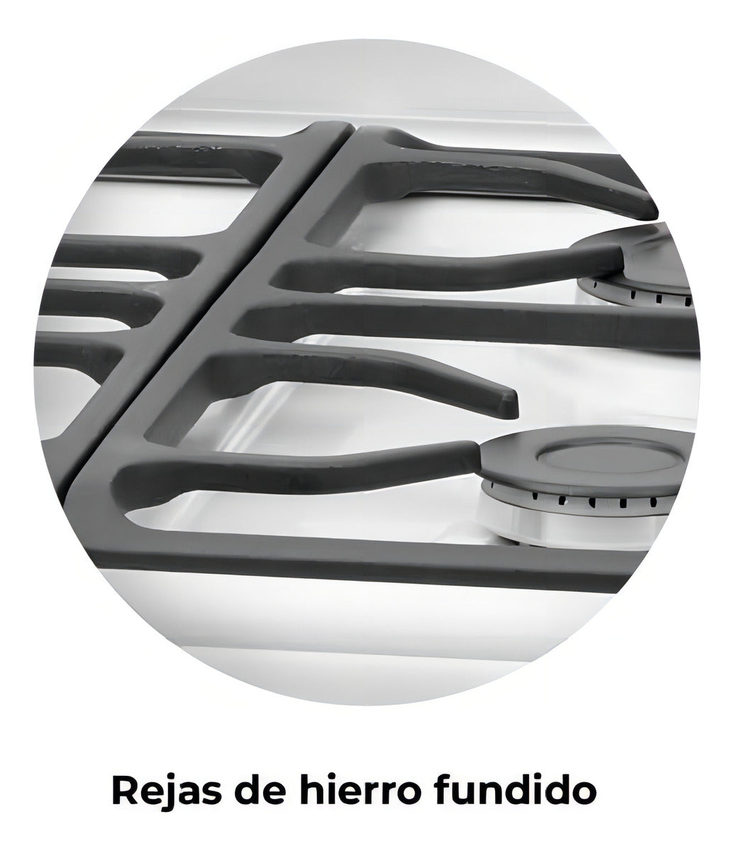 Anafe A Gas Longvie A6600bf Blanco Encendido Una Mano