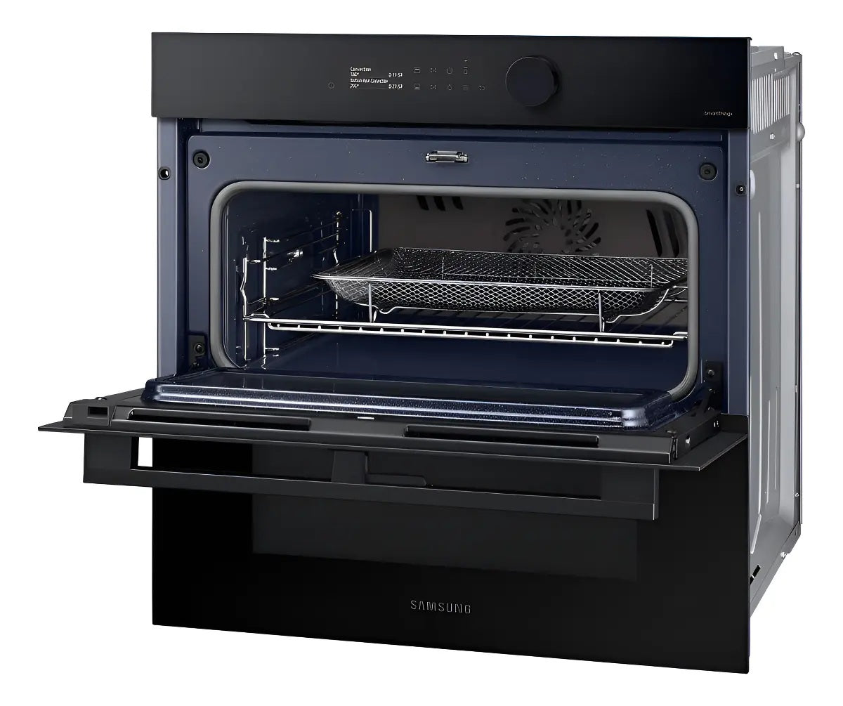 Combo Horno Eléctrico Samsung Bespoke Dual Cook Flex 76 L NV7B5745TAK + Anafe a Gas Samsung 5 Hornallas 75 cm NA75J3030AS