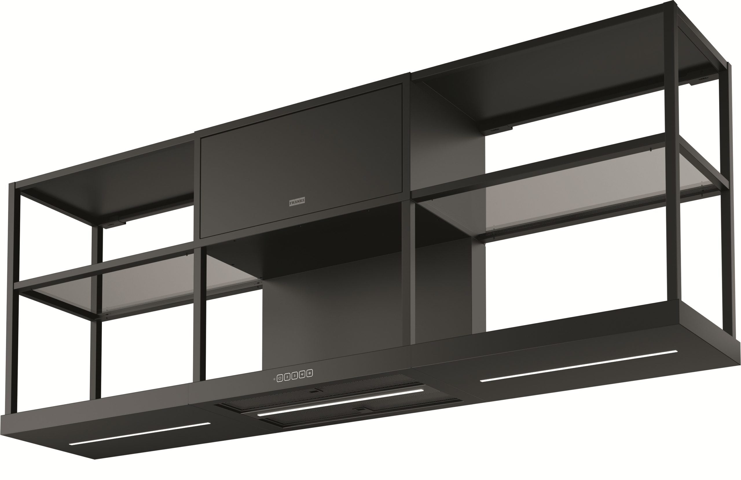 Campana Extractora Franke Maris FMA Modular F60 Negro Mate 720 m³/h Touch