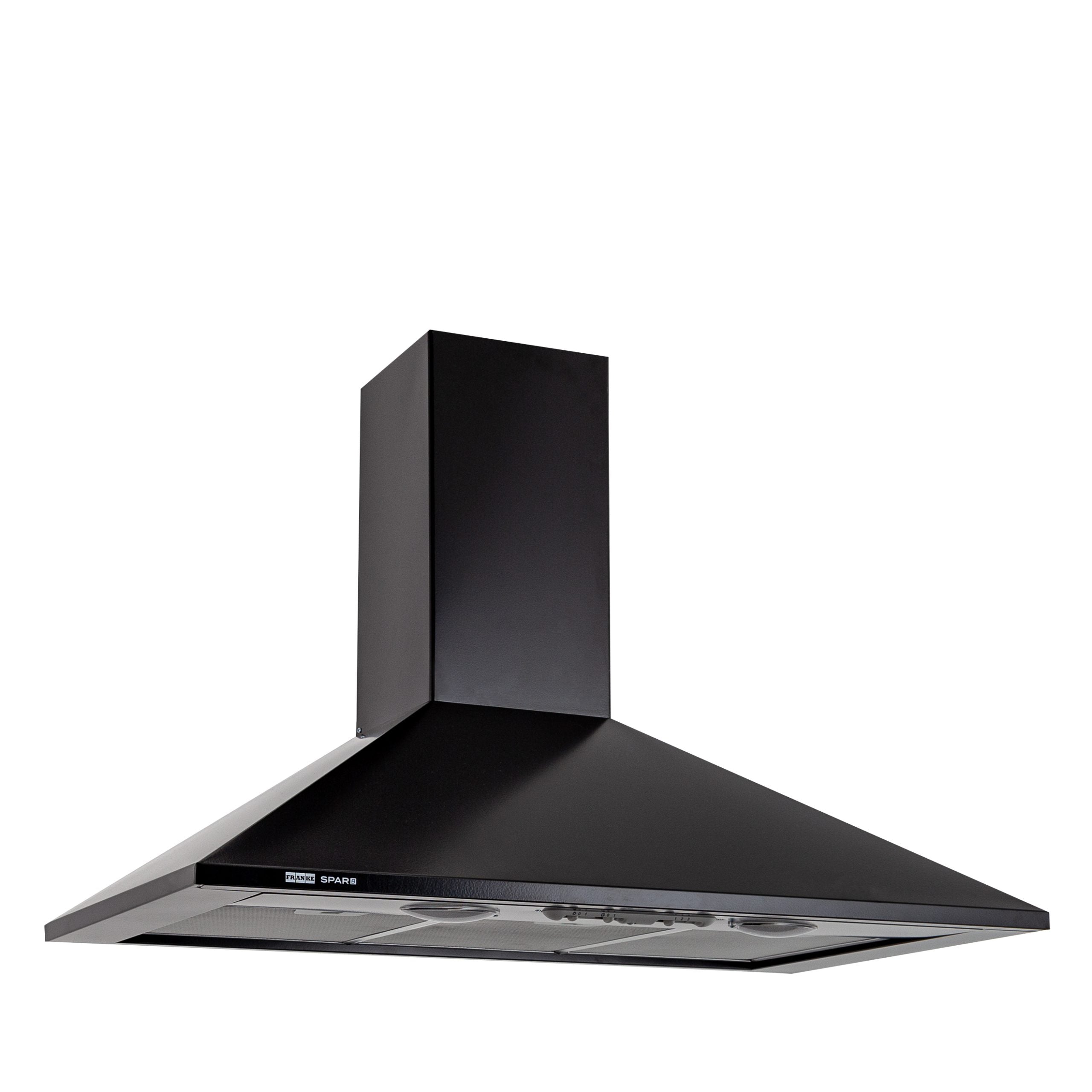 Campana Extractora Spar Prima Negra Deslizante 90 cm 820 m³/h LED