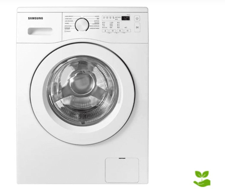 Lavarropas 7 Kg Digital Inverter Samsung WW70A4000EE 1000rpm Carga Frontal Blanco A+++